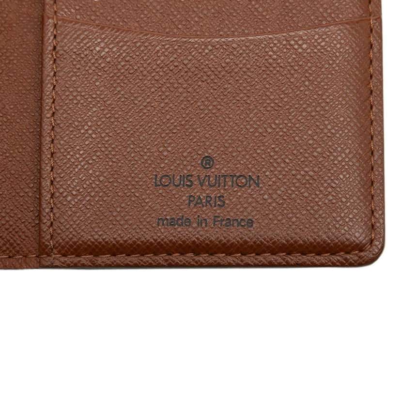 Louis Vuitton Monogram Pocket Organizer Brown Good condition - Box View