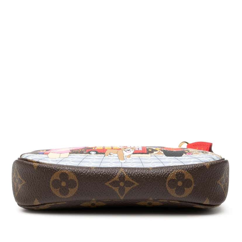 Louis Vuitton Monogram Vivienne in London Mini Pochette Accessoires Brown Very good condition - Inside View
