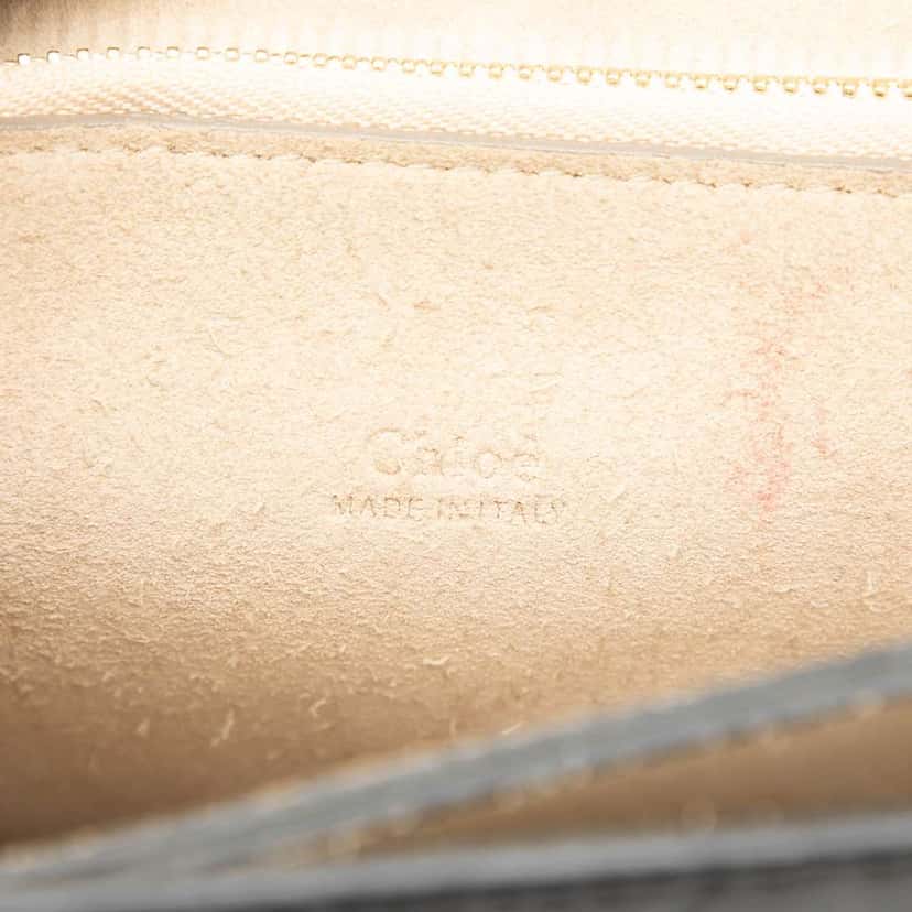 Chloé Medium Diamond Embossed Calfskin Faye Shoulder bag Black Leather Good condition - Box View