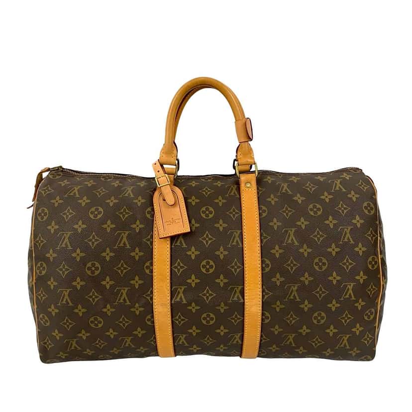 Louis Vuitton Monogram Keepall 50 Brown Good condition - Front View
