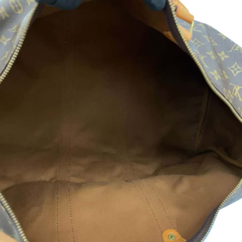 Louis Vuitton Monogram Keepall 50 Brown Good condition - Inside View