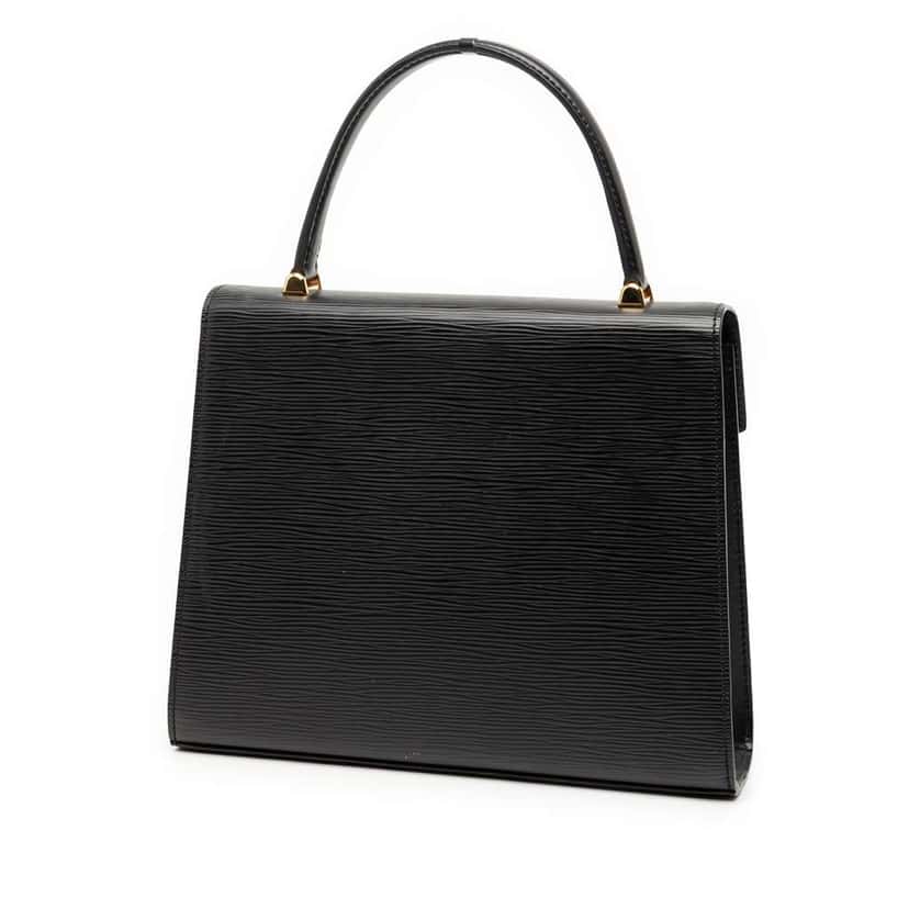 Louis Vuitton Epi Malesherbes Black Leather Good condition - Back View