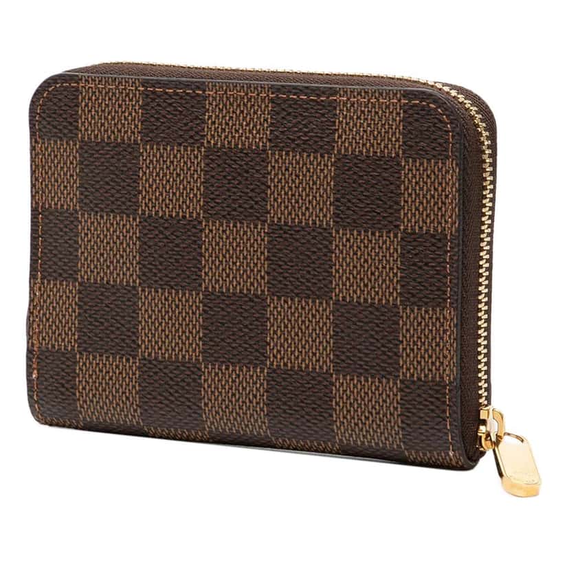Louis Vuitton Damier Ebene Vivienne Coin Pouch Brown Very good condition - Back View