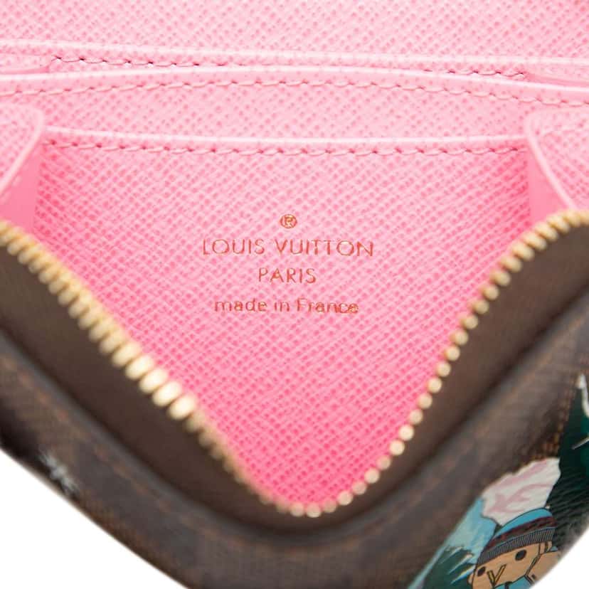 Louis Vuitton Damier Ebene Vivienne Coin Pouch Brown Very good condition - Box View