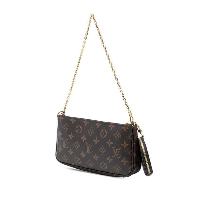 Louis Vuitton Monogram Multi Pochette Accessoires Brown Very good condition - Back View