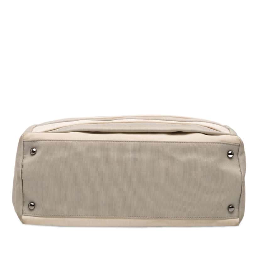 Chanel Bicolor Nylon Grosgrain Reissue 2.55 Shopping Tote Grey Good condition - Inside View