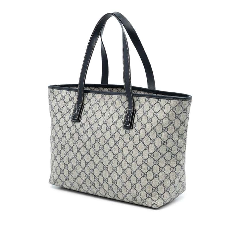 Gucci GG Supreme Tote Brown Canvas Good condition - Back View