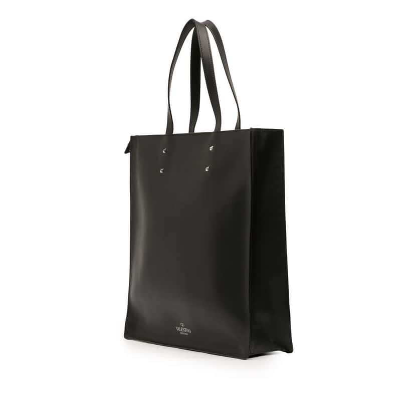 Valentino Leather Rockstud VLTN Tote Black Leather Good condition - Back View