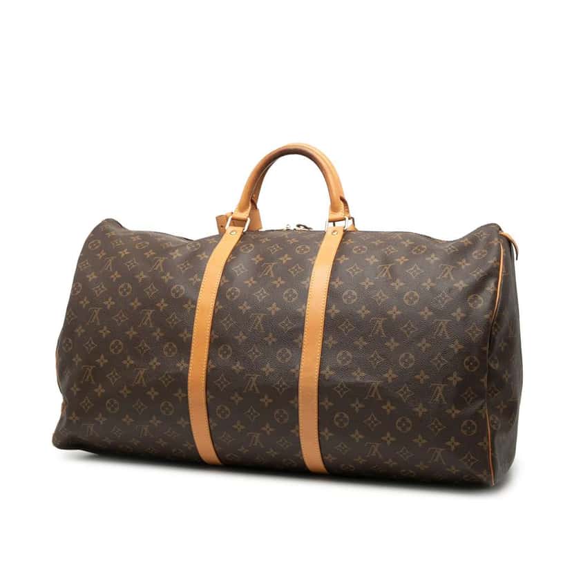 Louis Vuitton Monogram Keepall 60 Brown Good condition - Back View