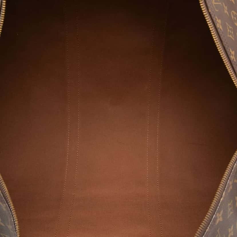 Louis Vuitton Monogram Keepall 60 Brown Good condition - Model View