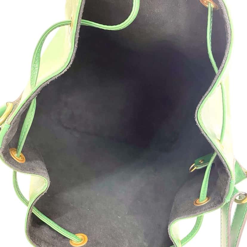 Louis Vuitton Epi Petit Noe Green Leather Good condition - Inside View