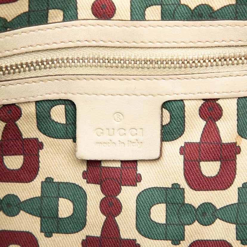 Gucci Guccissima Peggy Bamboo Satchel Brown Leather Good condition - Box View
