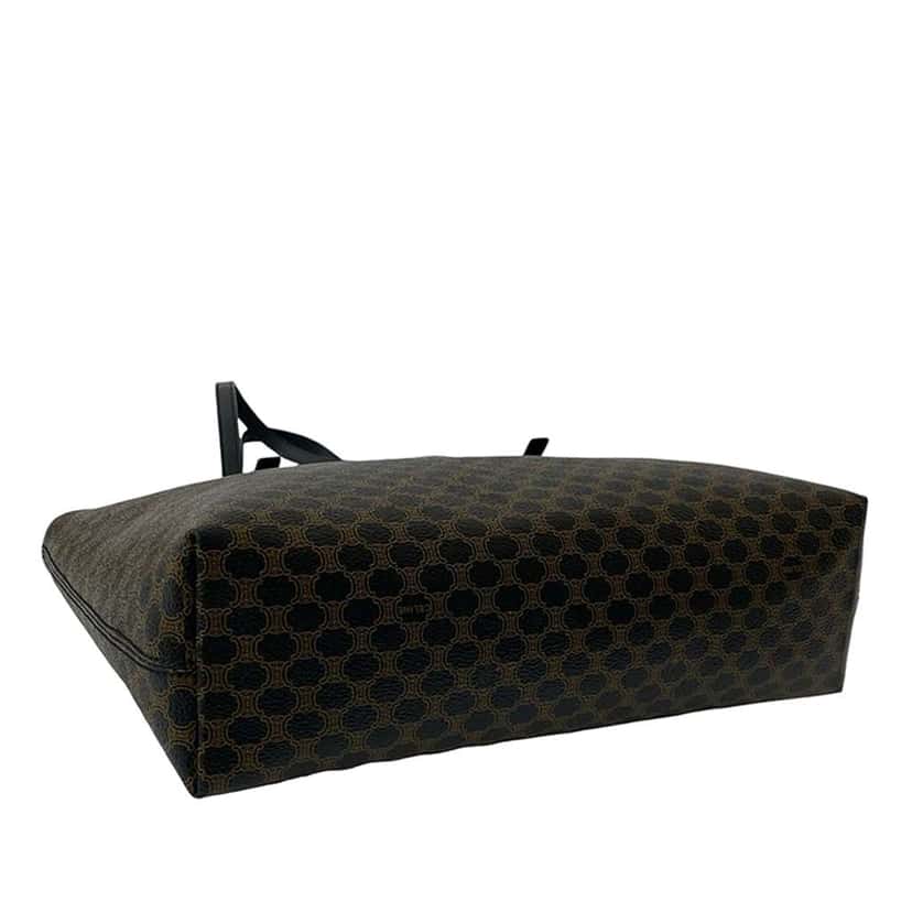 Celine Macadam Coated Canvas Tote Black Canvas Good condition - Model View