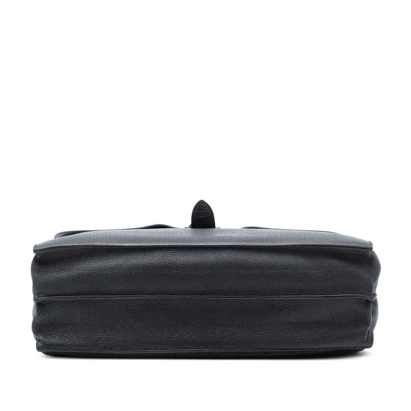 Hermès Togo Sac A Depeches 38 Black Leather Good condition - Inside View