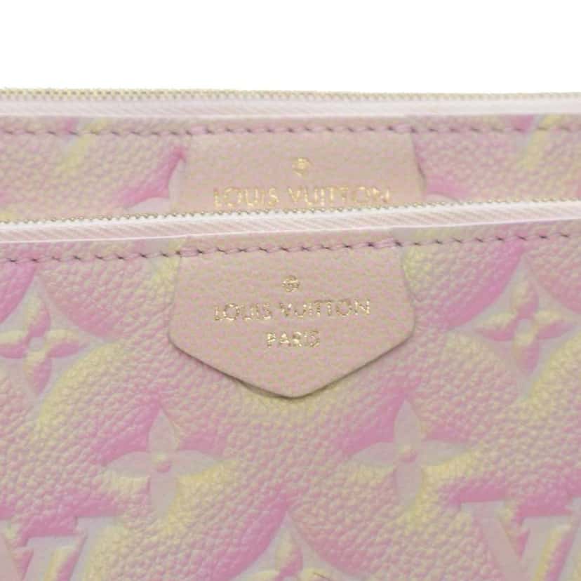 Louis Vuitton Monogram Empreinte Summer Stardust Multi Pochette Accessoires Pink Leather Good condition - Box View