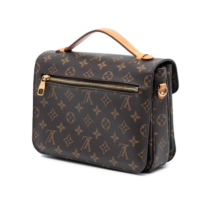 Louis Vuitton Monogram Pochette Metis Brown Very good condition - Back View
