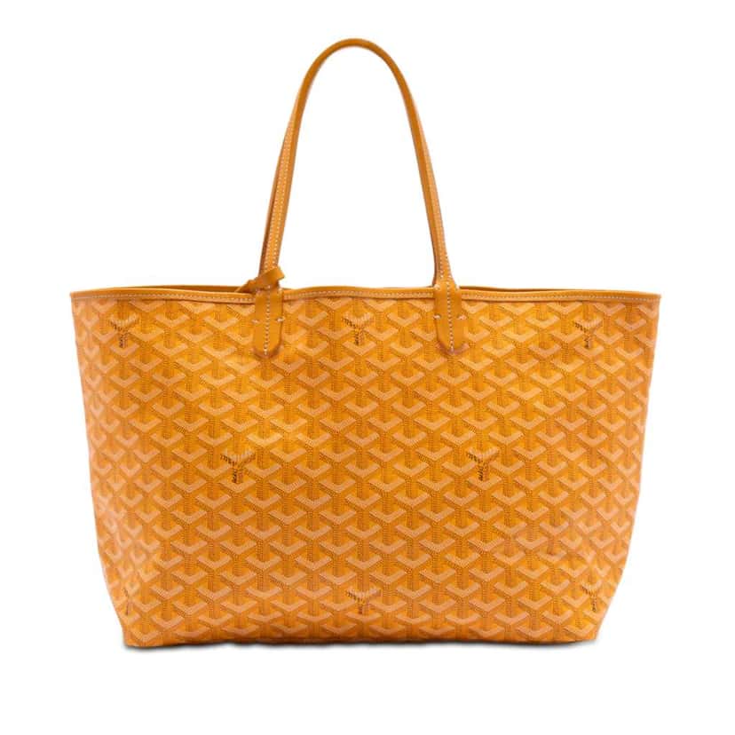 Goyard Goyardine Saint Louis PM Yellow Canvas Very good condition - Front View