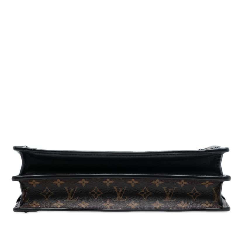 Louis Vuitton Monogram Reverse Trunk Clutch Brown Very good condition - Inside View