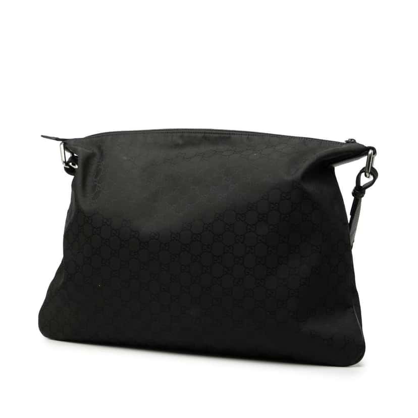 Gucci GG Nylon Crossbody Black Very good condition - Back View