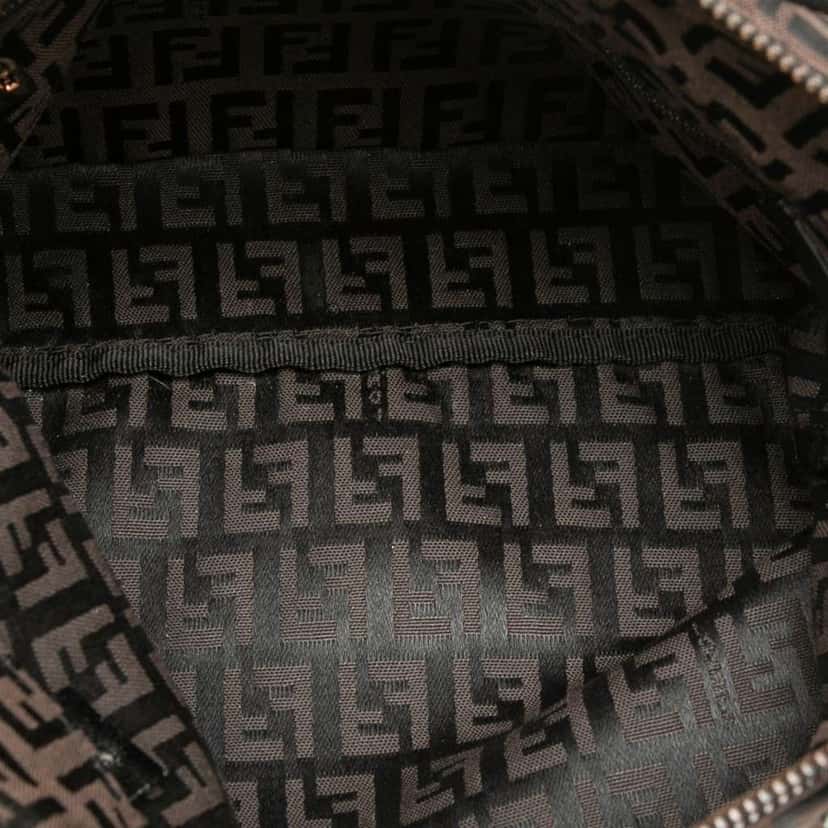 Fendi Zucchino Canvas Tote Brown Canvas Very good condition - Box View