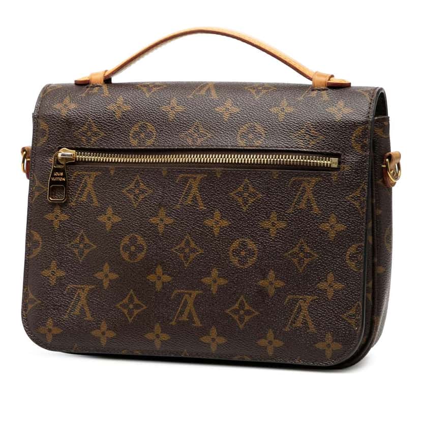 Louis Vuitton Monogram Pochette Metis Brown Good condition - Back View