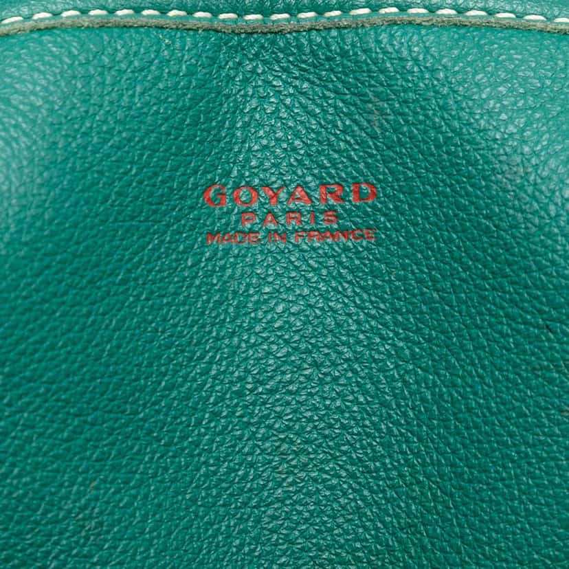 Goyard Goyardine Reversible Anjou PM Green Canvas Very good condition - Box View