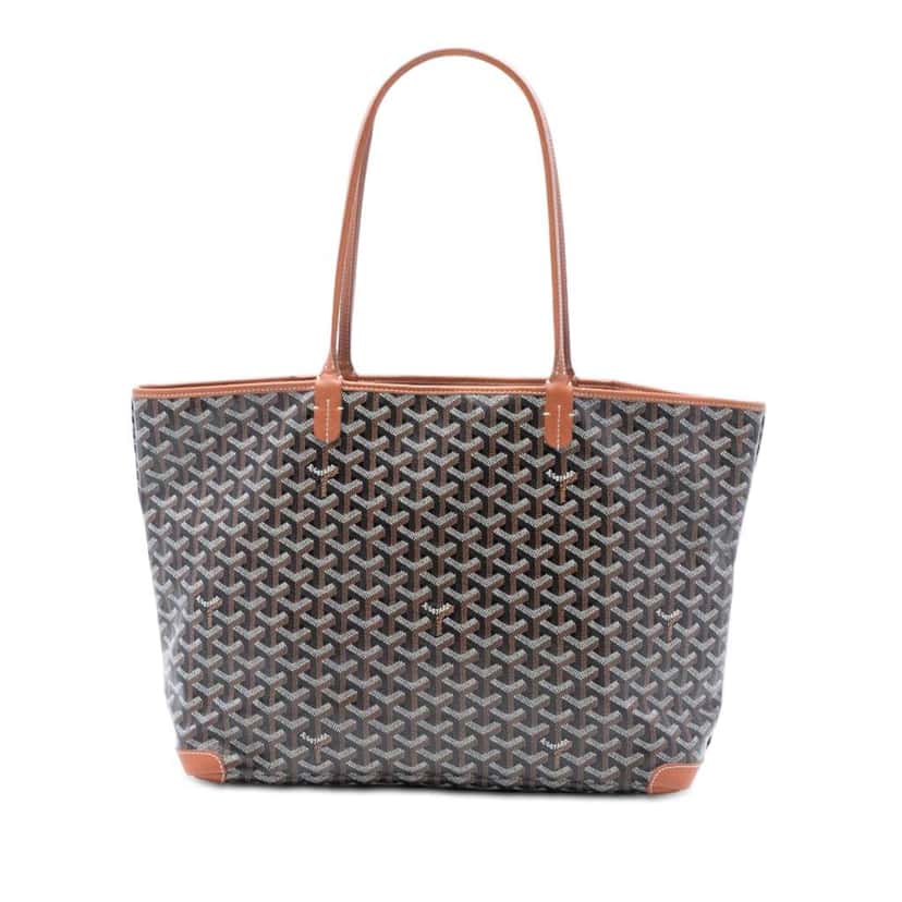 Goyard Goyardine Artois MM Black Canvas Good condition - Front View
