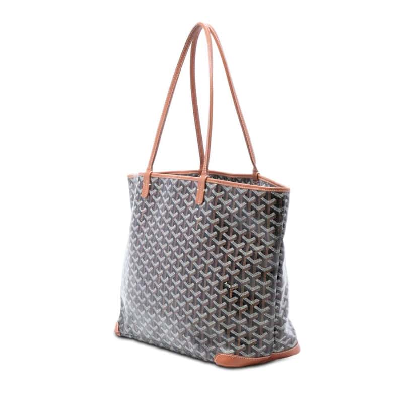 Goyard Goyardine Artois MM Black Canvas Good condition - Back View