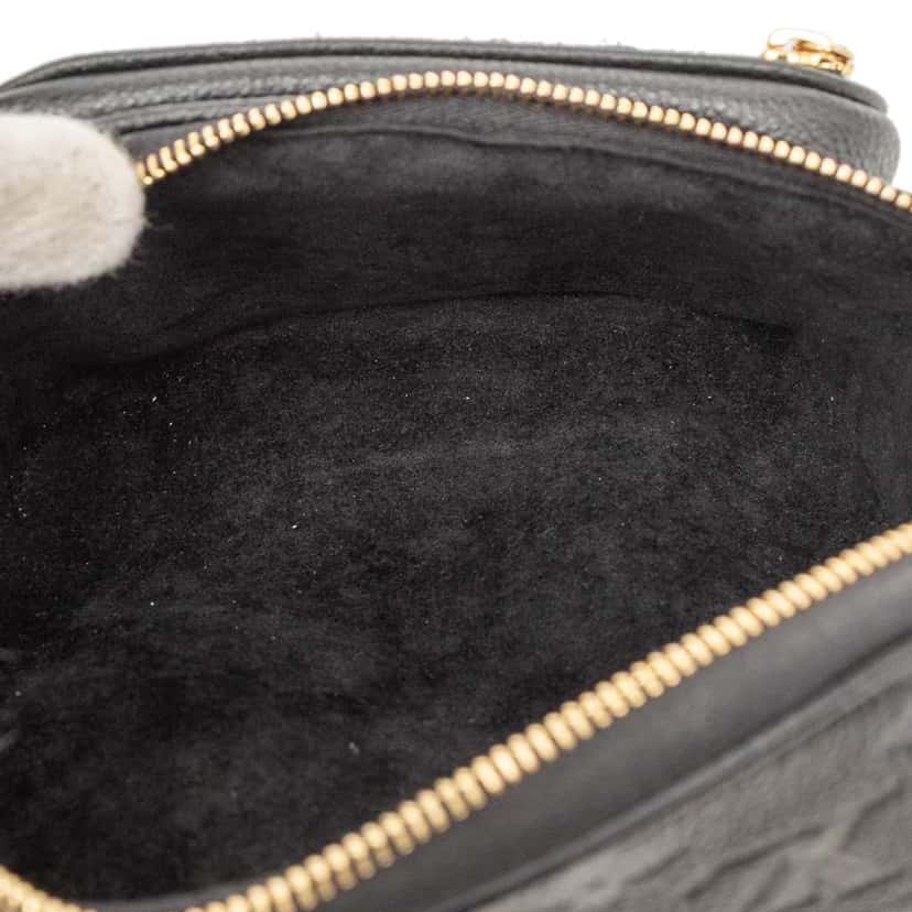 Louis Vuitton Monogram Empreinte Mini Bumbag Black Leather Very good condition - Model View
