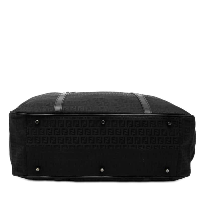 Fendi Zucchino Canvas Travel Bag Black Canvas Good condition - Inside View