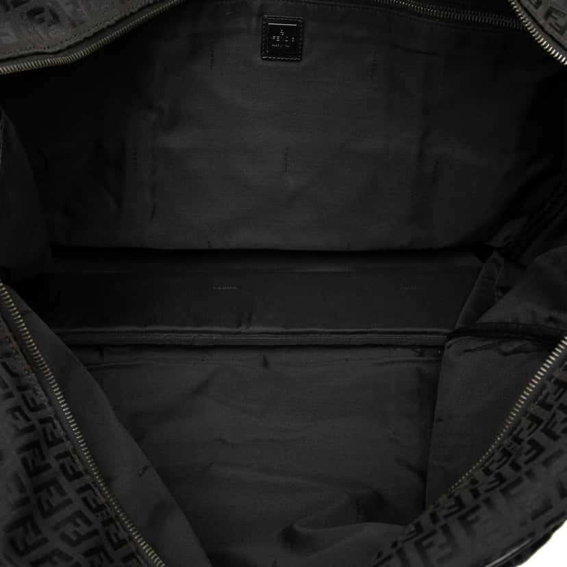 Fendi Zucchino Canvas Travel Bag Black Canvas Good condition - Model View