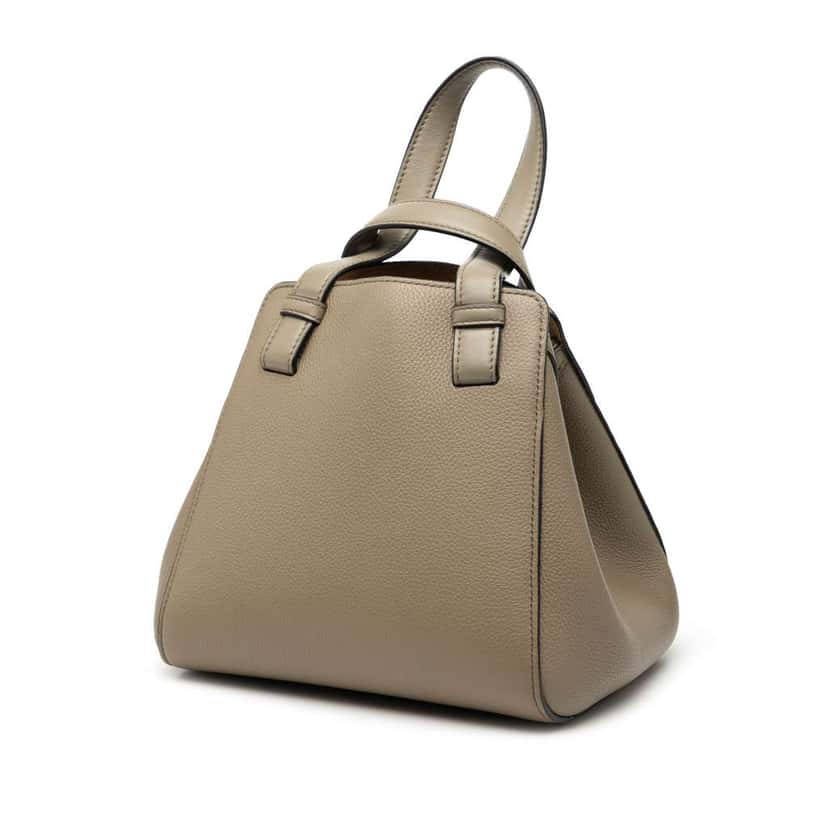 Loewe Leather Hammock Nugget Bag Brown Leather Good condition - Back View