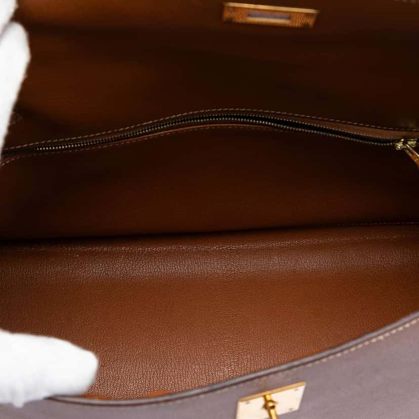 Hermès Epsom Kelly II Sellier 35 Brown Leather Good condition - Model View