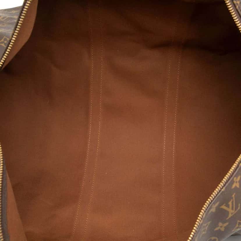 Louis Vuitton Monogram Keepall 60 Brown Good condition - Model View