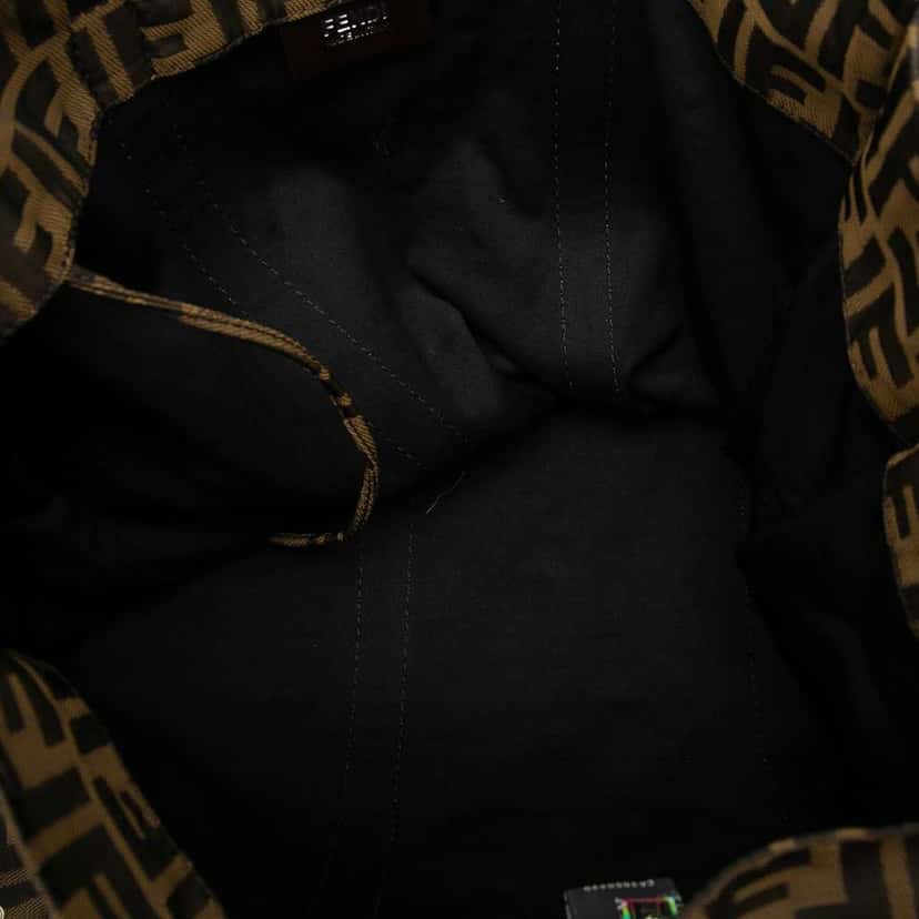 Fendi Zucca Canvas Vertical Tote Brown Canvas Very good condition - Model View