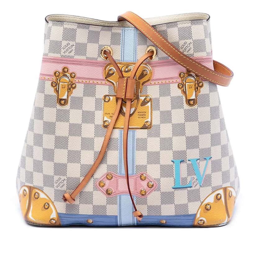 Louis Vuitton Damier Azur Summer Trunks Neonoe White Good condition - Front View