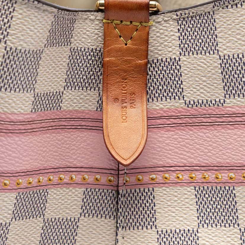 Louis Vuitton Damier Azur Summer Trunks Neonoe White Good condition - Box View