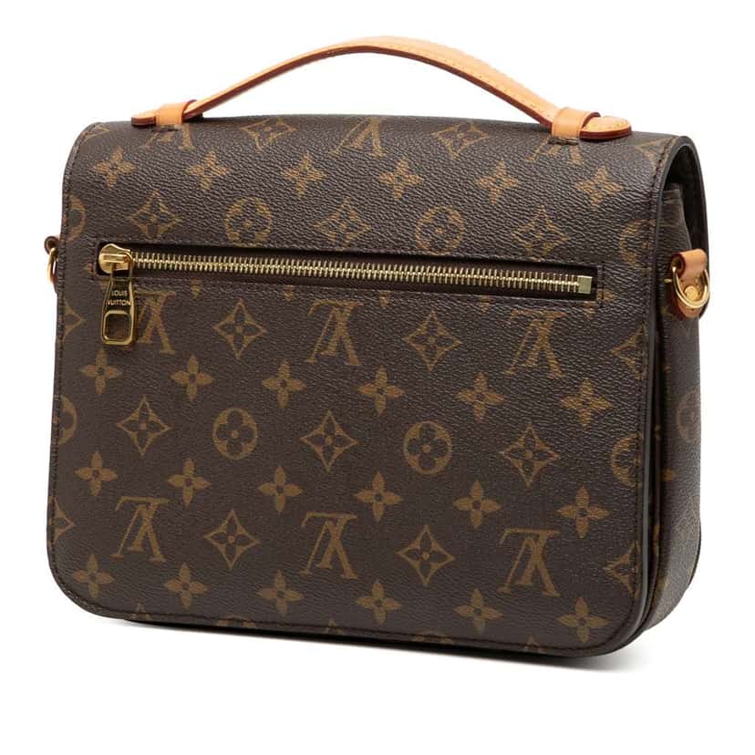 Louis Vuitton Monogram Pochette Metis Brown Good condition - Back View