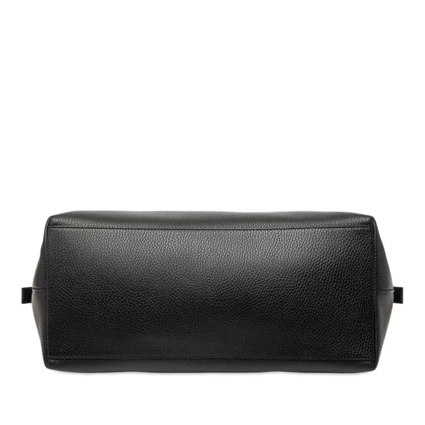 Gucci Large Dollar Calfskin GG Charm Dome Satchel Black Leather Good condition - Inside View