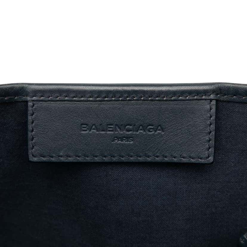 Balenciaga Canvas Navy Cabas Tote S White Canvas Good condition - Box View