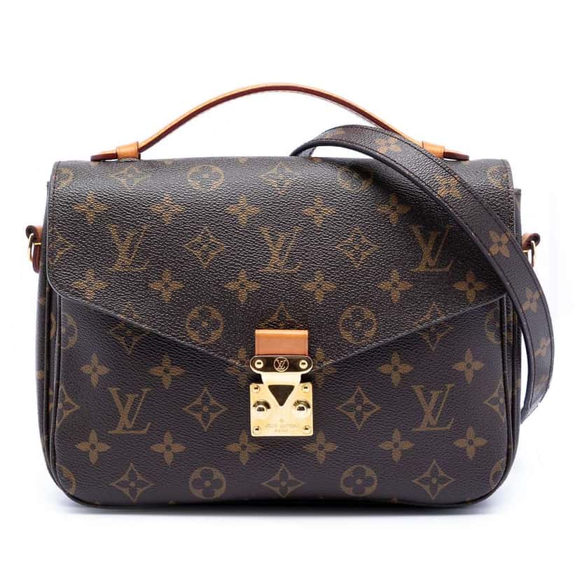 Louis Vuitton Monogram Pochette Metis Brown Good condition - Front View