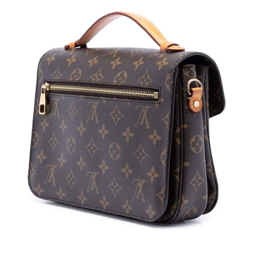 Louis Vuitton Monogram Pochette Metis Brown Good condition - Back View
