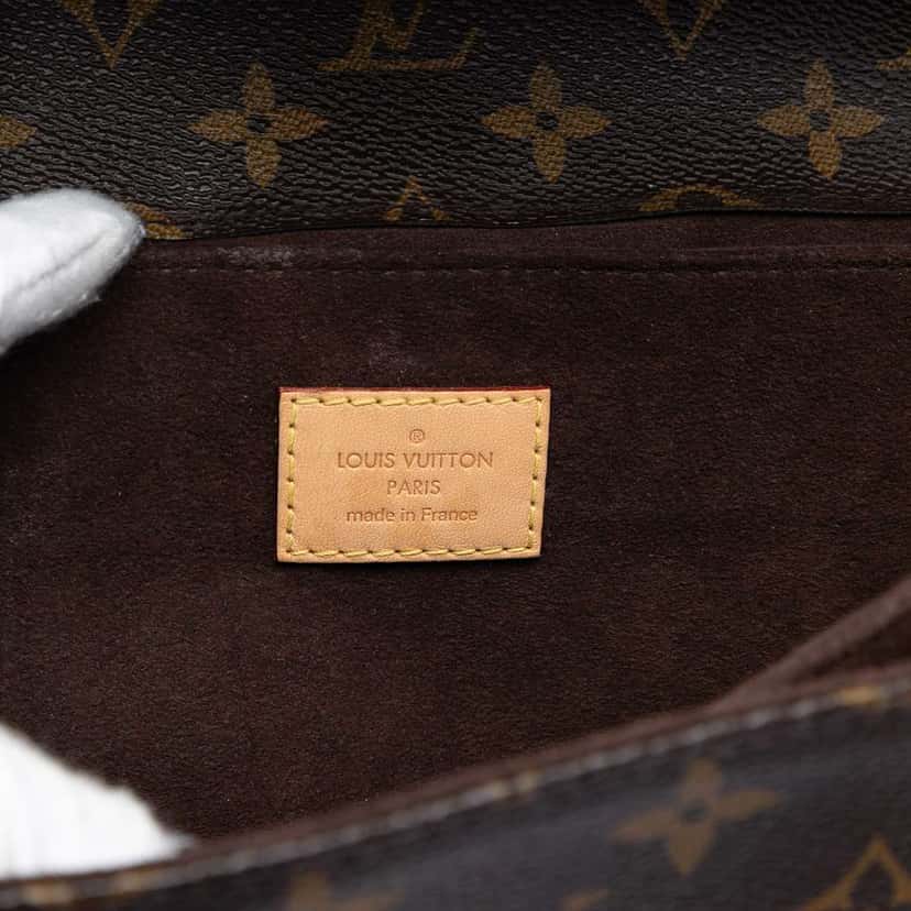 Louis Vuitton Monogram Pochette Metis Brown Good condition - Box View