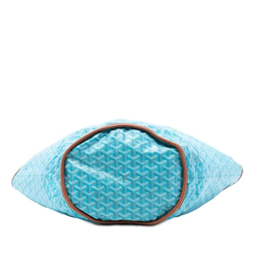 Goyard Goyardine Reversible Belharra Tote Blue Canvas Very good condition - Inside View