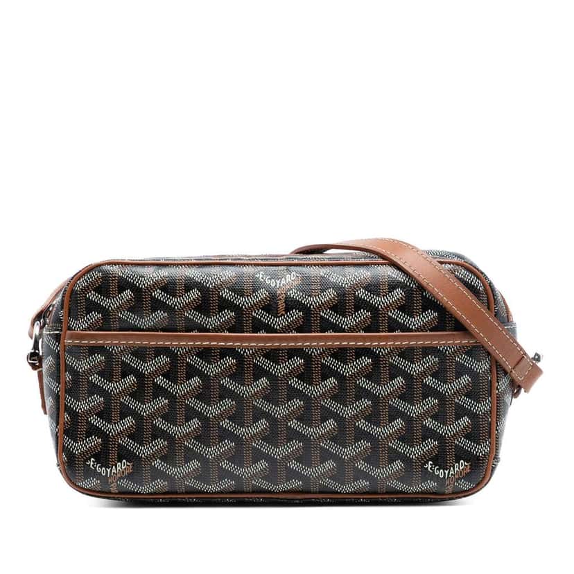 Goyard Goyardine Sac Cap Vert Black Canvas Very good condition - Front View