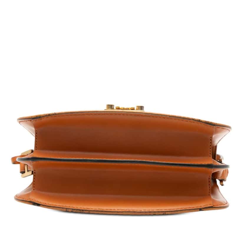 Mcm Small Visetos Coated Canvas Patricia Crossbody Brown Canvas Good condition - Inside View