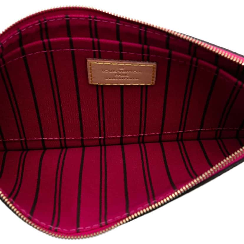 Louis Vuitton Monogram Neverfull Pouch Brown Good condition - Model View