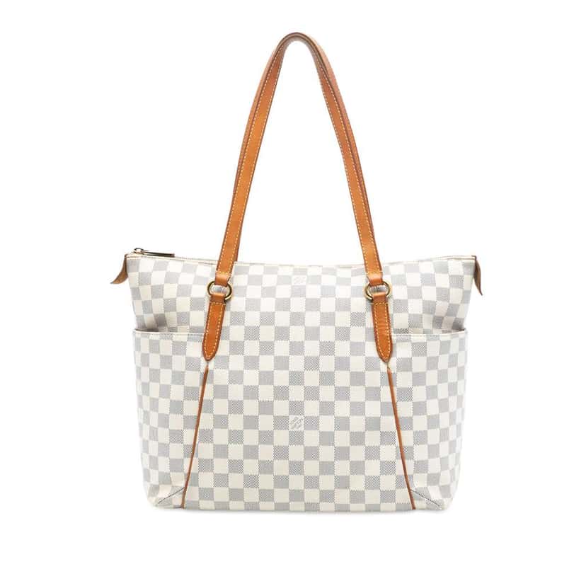Louis Vuitton Damier Azur Totally MM White Good condition - Front View