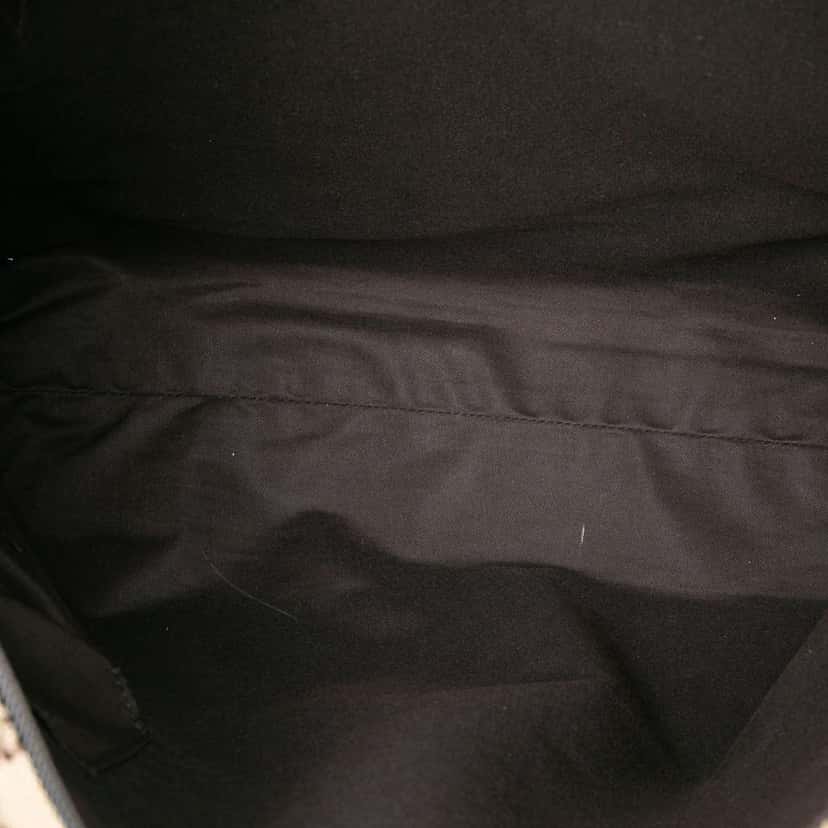 Gucci GG Canvas Web Tote Brown Canvas Good condition - Model View