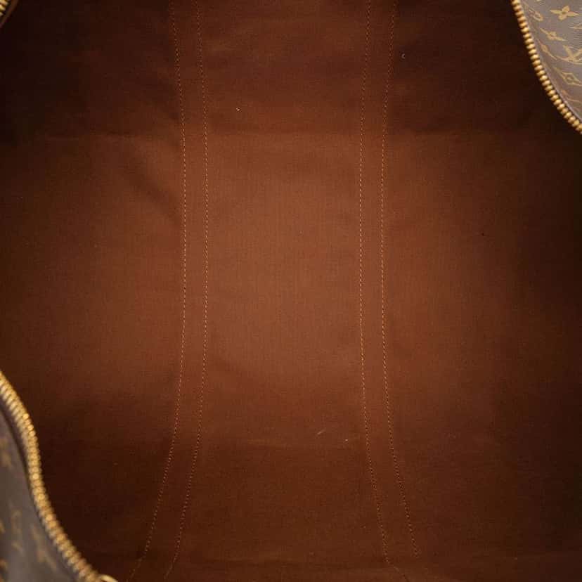 Louis Vuitton Monogram Keepall 60 Brown Good condition - Model View